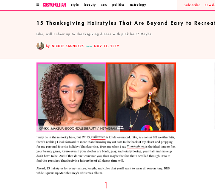 15 Thanksgiving Hairstyles That Are Beyond Easy To Recreate