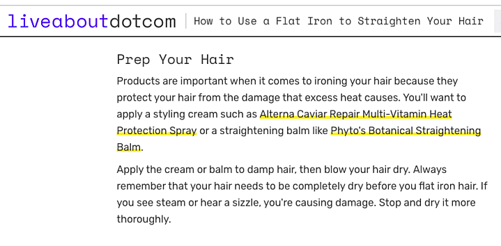 How To Use A Flat Iron To Straighten Your Hair