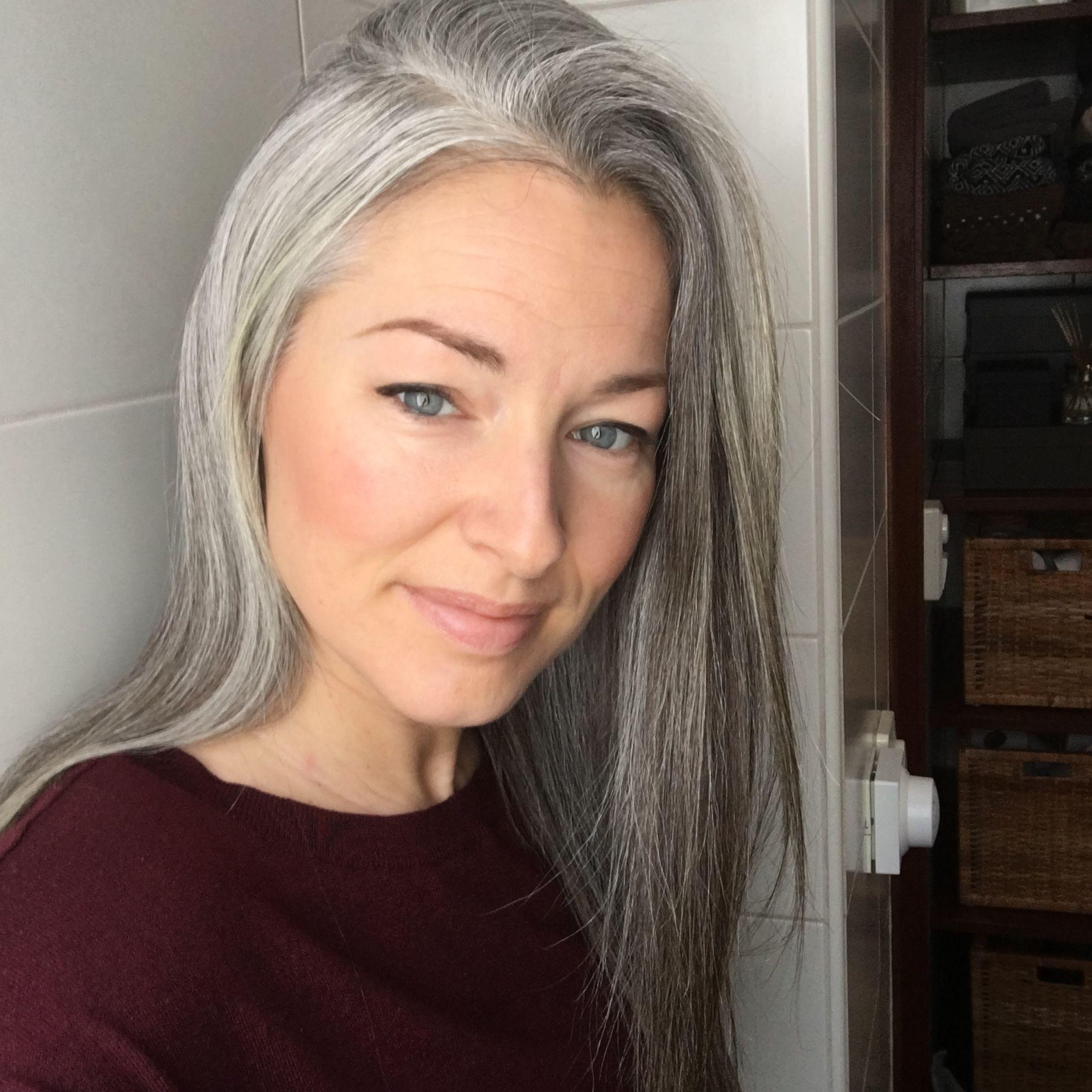 Hair Trend Sporting Natural Gray Hair  A Moments Peace Salon  Day Spa