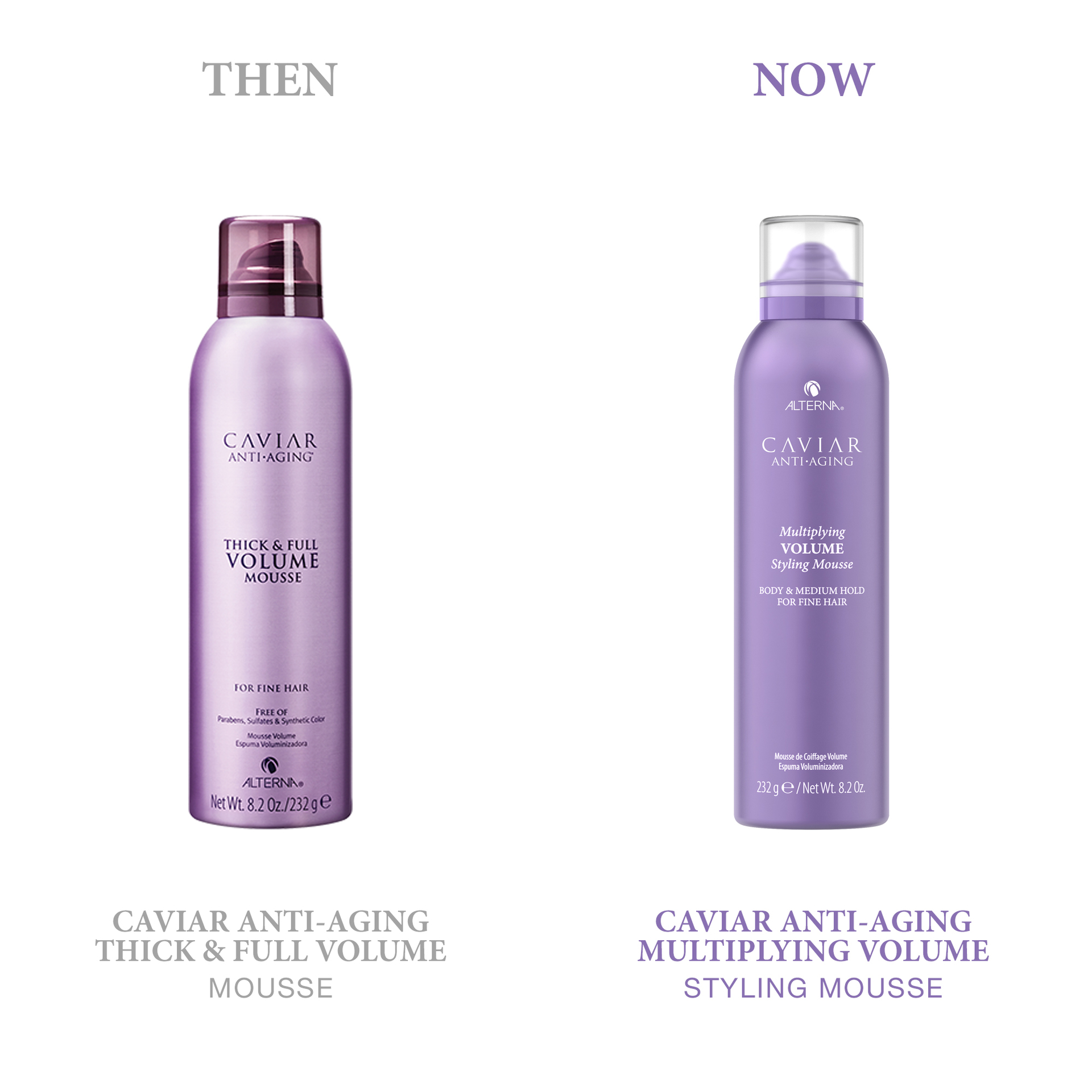Caviar Anti Aging Multiplying Volume Styling Mousse Alterna Haircare Straight, wavy, curly, and coilyhair texture: caviar anti aging multiplying volume